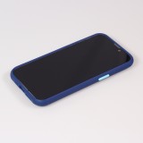 Coque iPhone 13 - Dual Tone Bumper Mat Glass - Bleu