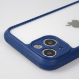 Coque iPhone 13 - Dual Tone Bumper Mat Glass - Bleu