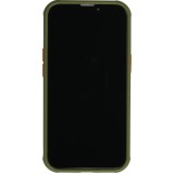 iPhone 13 Case Hülle - Dual Tone Bumper Mat Glass - Khaki