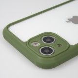 Coque iPhone 13 - Dual Tone Bumper Mat Glass - Kaki