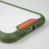 iPhone 13 Case Hülle - Dual Tone Bumper Mat Glass - Khaki