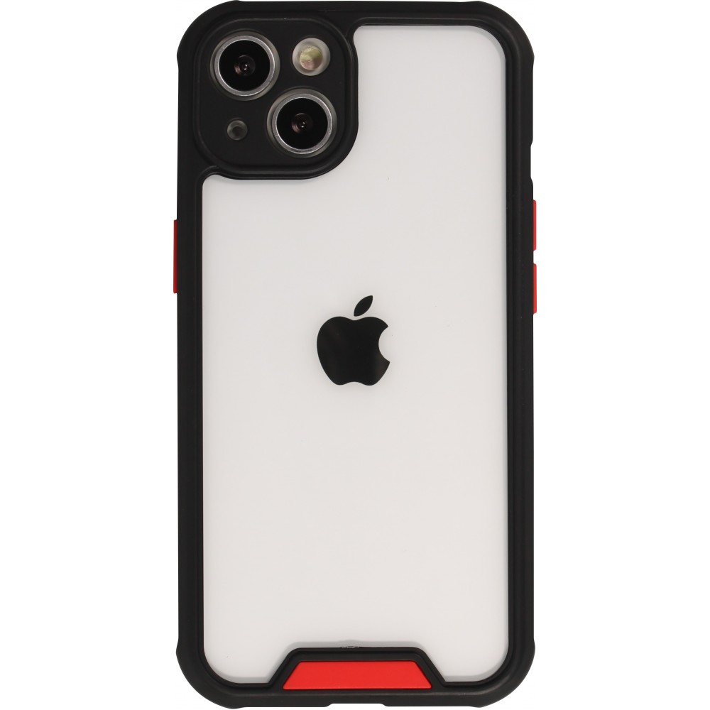 Coque iPhone 13 - Dual Tone Bumper Mat Glass - Noir