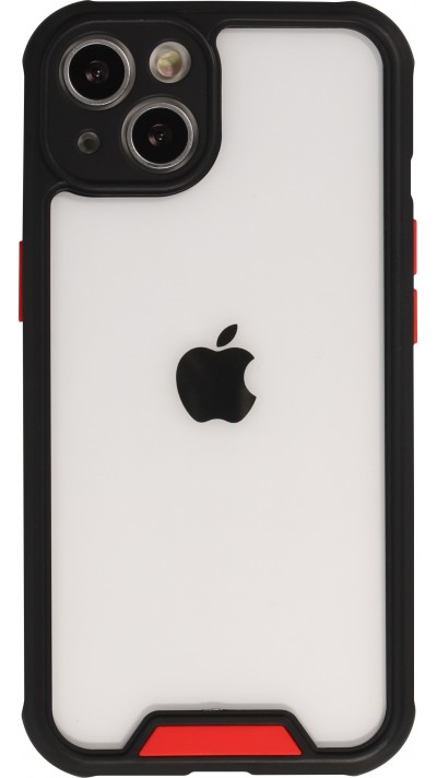 iPhone 13 Case Hülle - Dual Tone Bumper Mat Glass - Schwarz