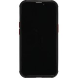 iPhone 13 Case Hülle - Dual Tone Bumper Mat Glass - Schwarz