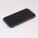 iPhone 13 Case Hülle - Dual Tone Bumper Mat Glass - Dunkelgrün