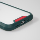Coque iPhone 13 - Dual Tone Bumper Mat Glass - Vert foncé