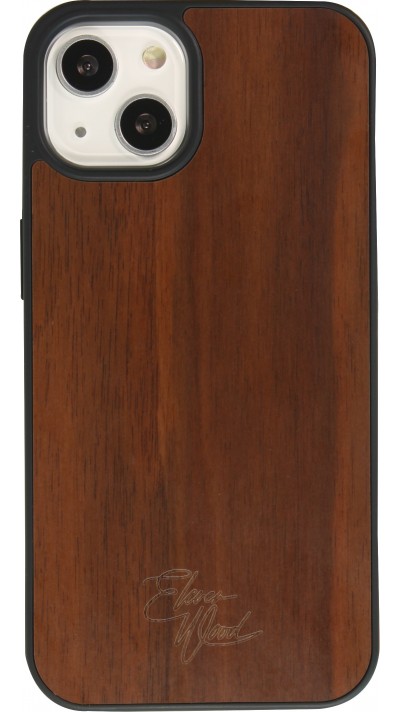 Coque iPhone 13 mini - Eleven Wood Walnut