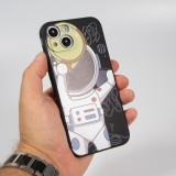 iPhone 13 Case Hülle - Exploring happy Astronaute - Schwarz