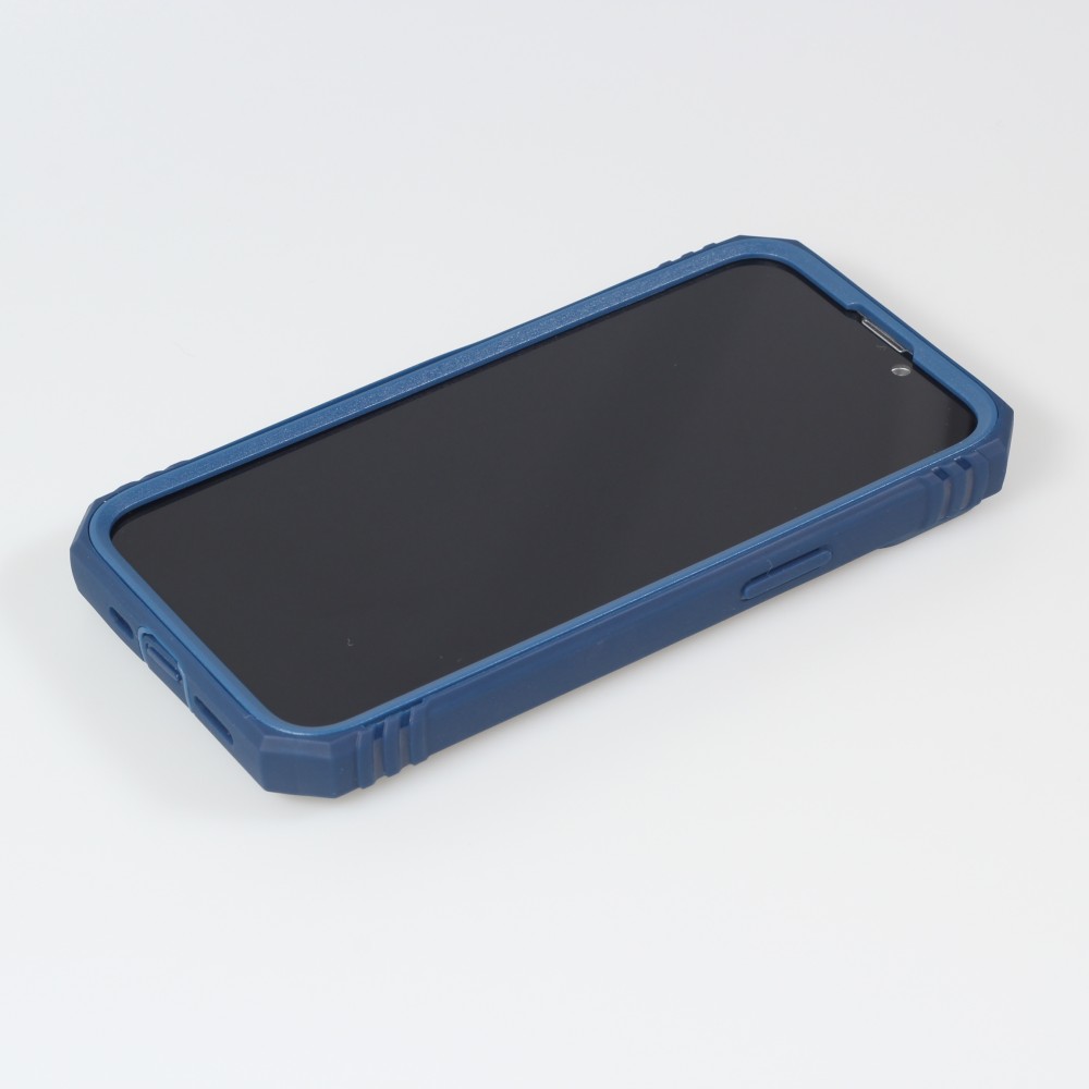 Coque iPhone 13 - Full Body Armor Military-Grade - Bleu