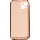 Coque iPhone 13 - Gel Bronze avec anneau - Rose