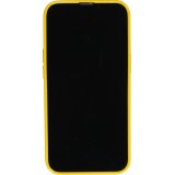 Coque iPhone 13 - Gel Coeur 3D relief - Jaune