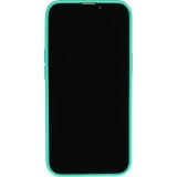 Coque iPhone 13 - Gel Coeur 3D relief - Turquoise