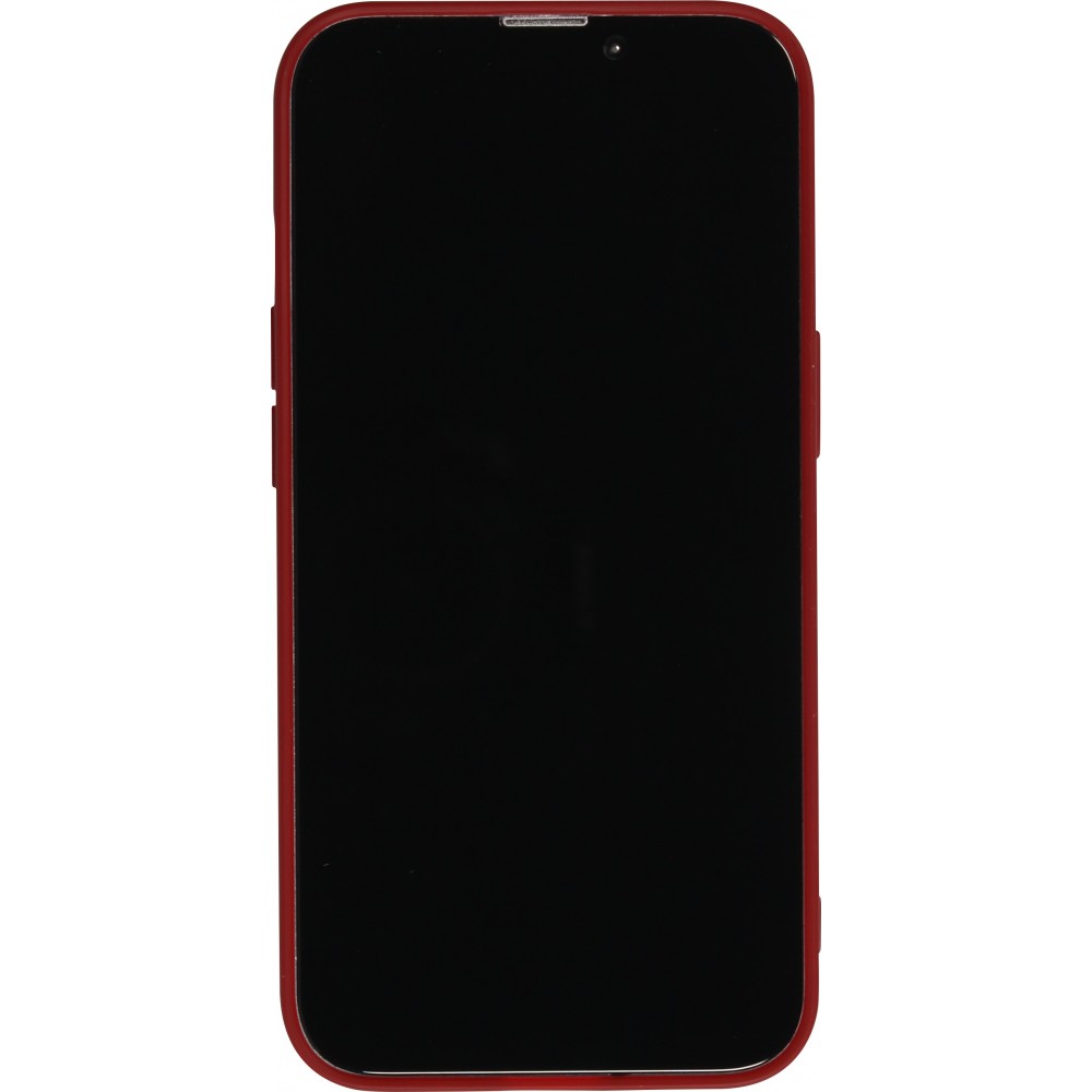 Coque iPhone 13 - Gel coeur - Rouge