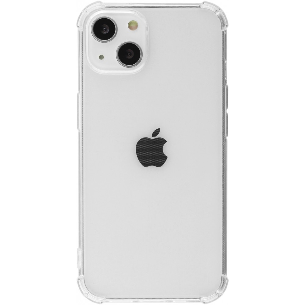 iPhone 13 Case Hülle - Gummi Transparent Gel Bumper mit extra Schutz für Ecken Antischock