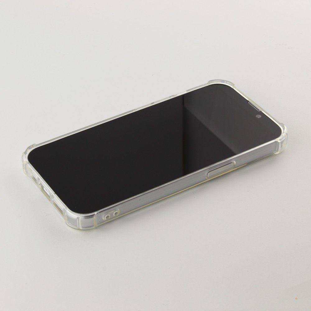 iPhone 13 Case Hülle - Gummi Transparent Gel Bumper mit extra Schutz für Ecken Antischock