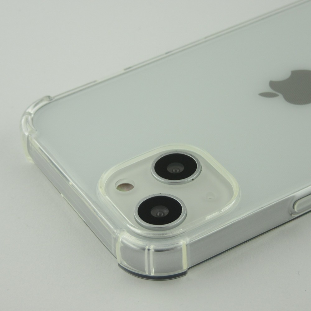 iPhone 13 Case Hülle - Gummi Transparent Gel Bumper mit extra Schutz für Ecken Antischock