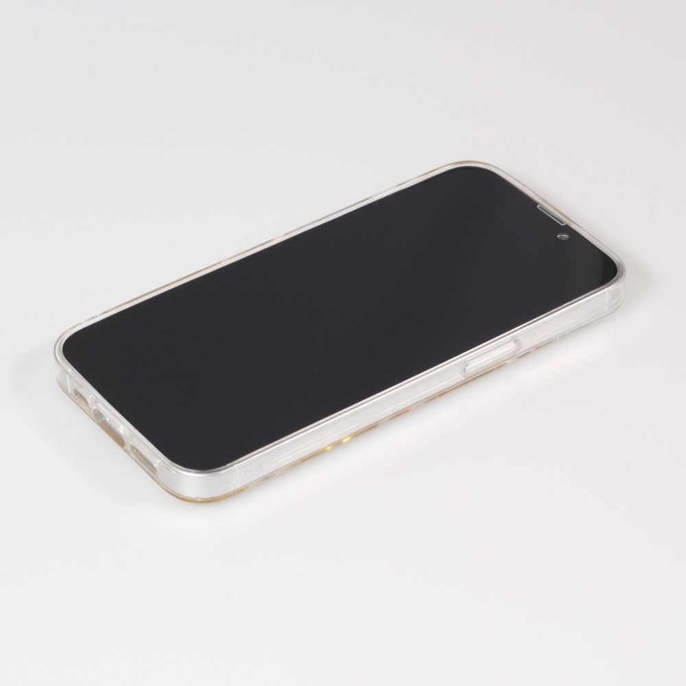 Coque iPhone 13 mini - Glass 3D Espace - Transparent