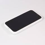 Coque iPhone 13 - Luxury Matelassé diamant - Blanc