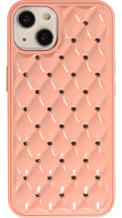 Hülle iPhone 13 - Luxury gewölbt Diamant - Rosa