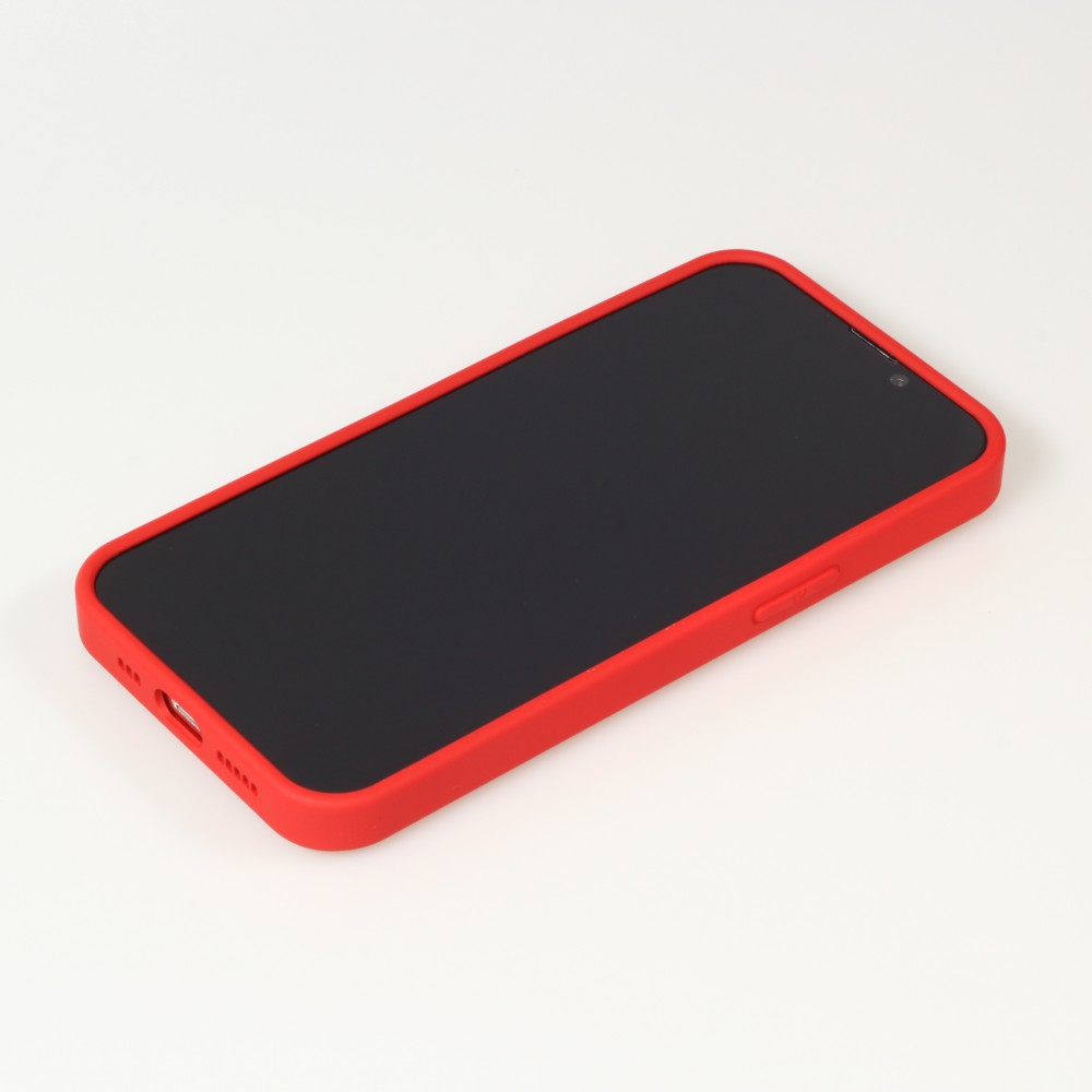 Coque iPhone 13 - Luxury Matelassé diamant - Rouge