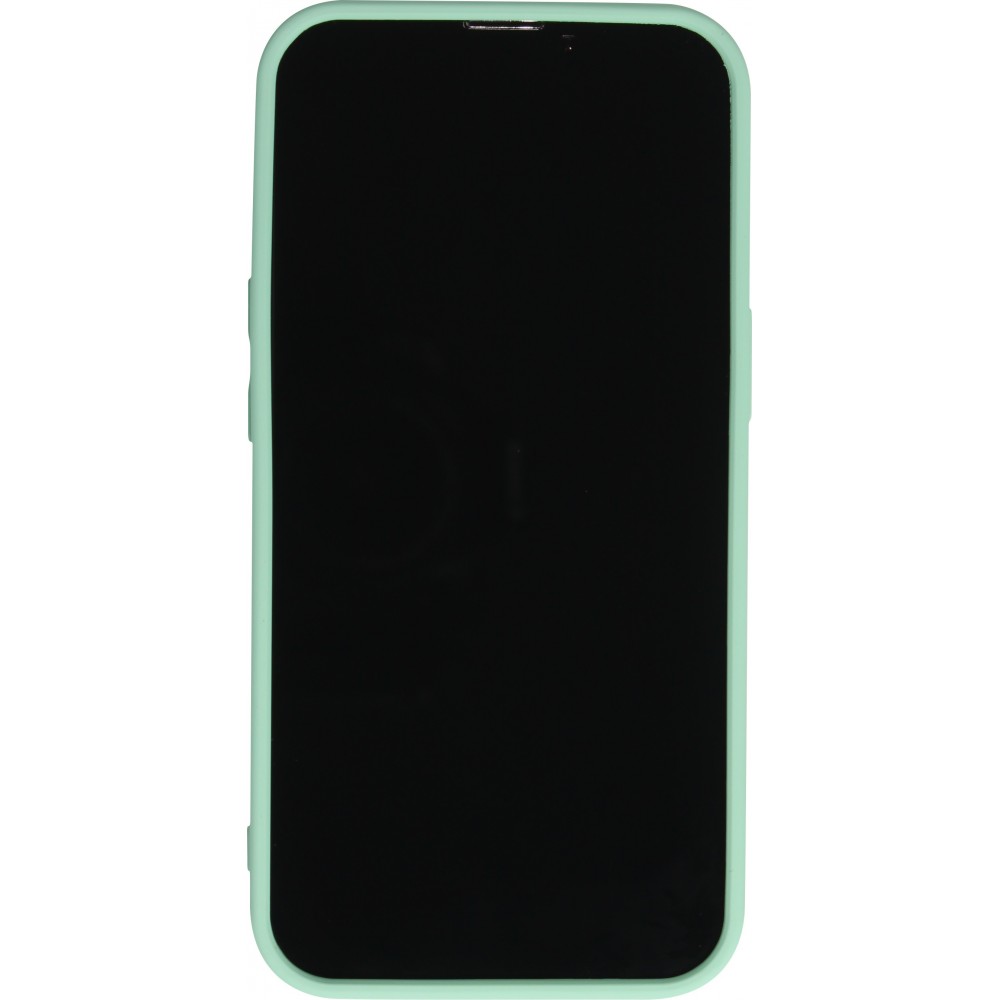 Coque iPhone 13 - Luxury Matelassé diamant - Turquoise