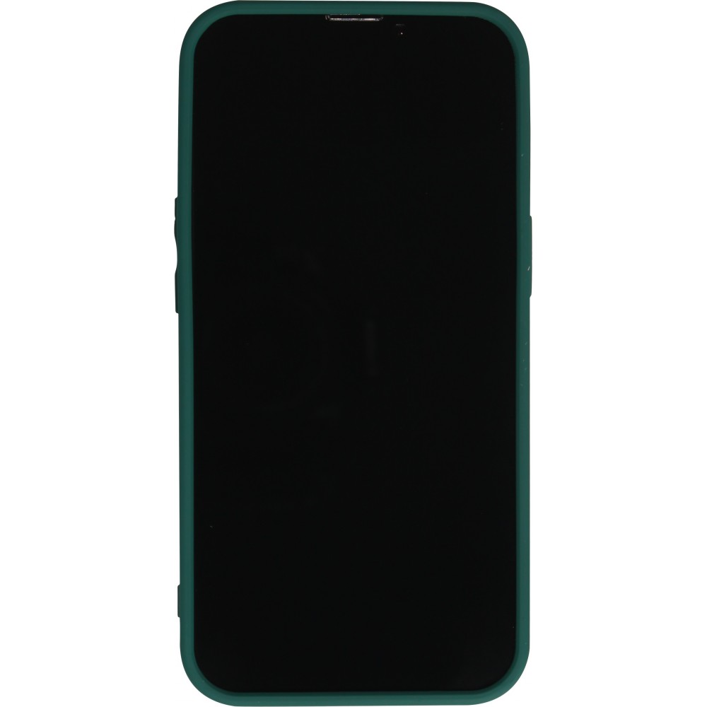 Coque iPhone 13 - Luxury Matelassé diamant - Vert foncé