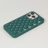 Hülle iPhone 13 - Luxury gewölbt Diamant - Dunkelgrün