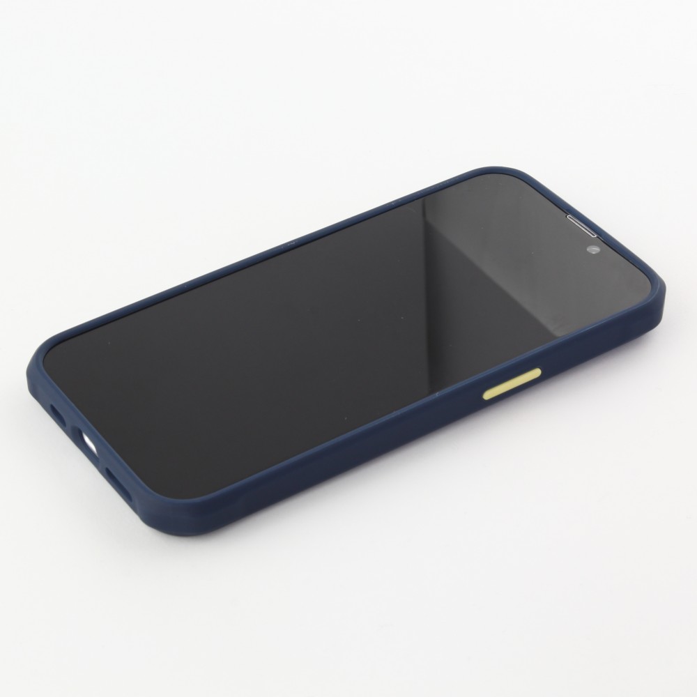 Coque iPhone 13 - Mat Glass - Bleu
