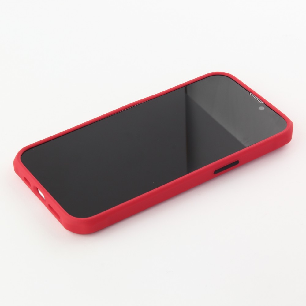 Coque iPhone 13 - Mat Glass - Rouge