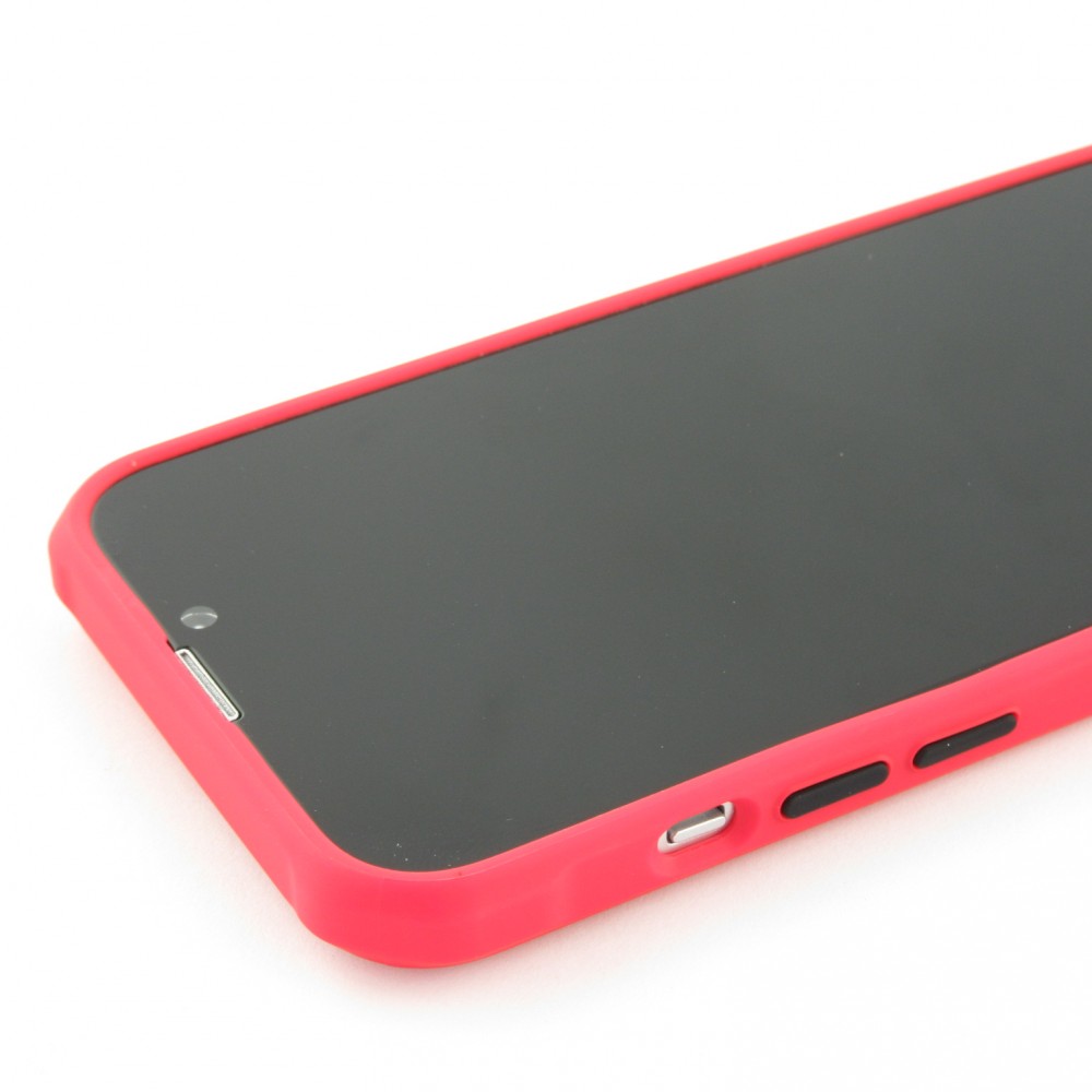 Coque iPhone 13 - Mat Glass - Rouge