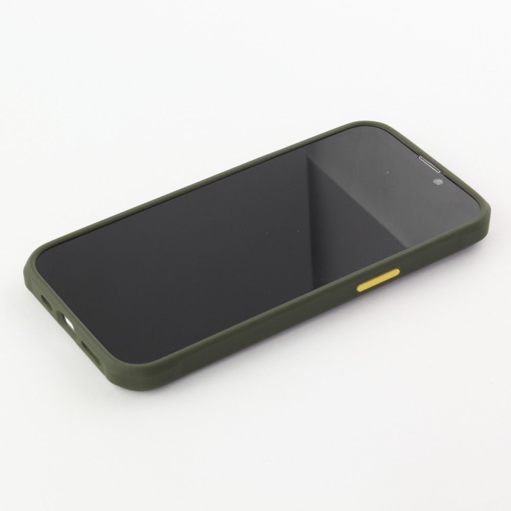 Coque iPhone 13 - Mat Glass - Vert foncé