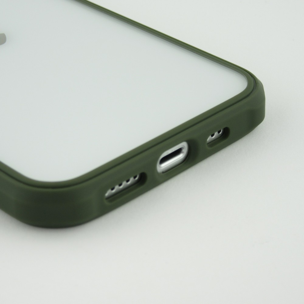 Coque iPhone 13 - Mat Glass - Vert foncé