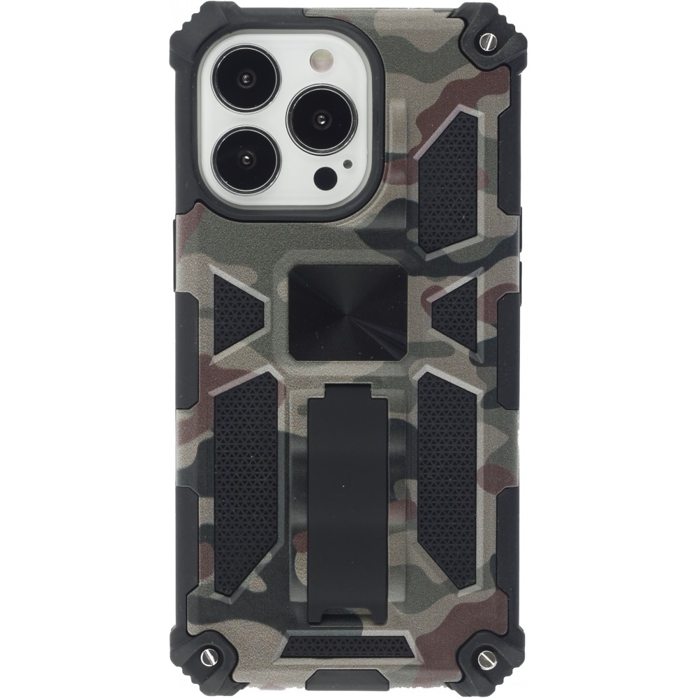 iPhone 13 Pro Max Case Hülle - Armor Camo - Braun