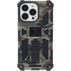 Coque iPhone 13 Pro Max - Armor Camo - Brun