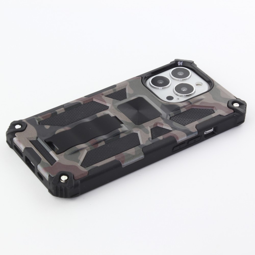 iPhone 13 Pro Max Case Hülle - Armor Camo - Braun