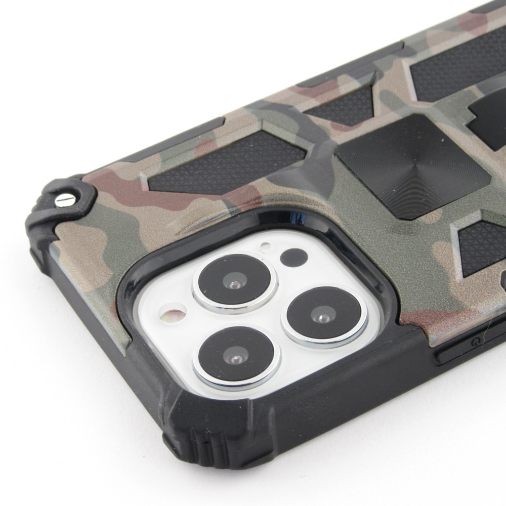 Coque iPhone 13 Pro Max - Armor Camo - Brun