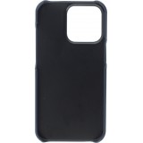 Coque iPhone 13 Pro - Basic cuir - Bleu