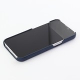 iPhone 13 Pro Max Case Hülle - Basic-Leder blau