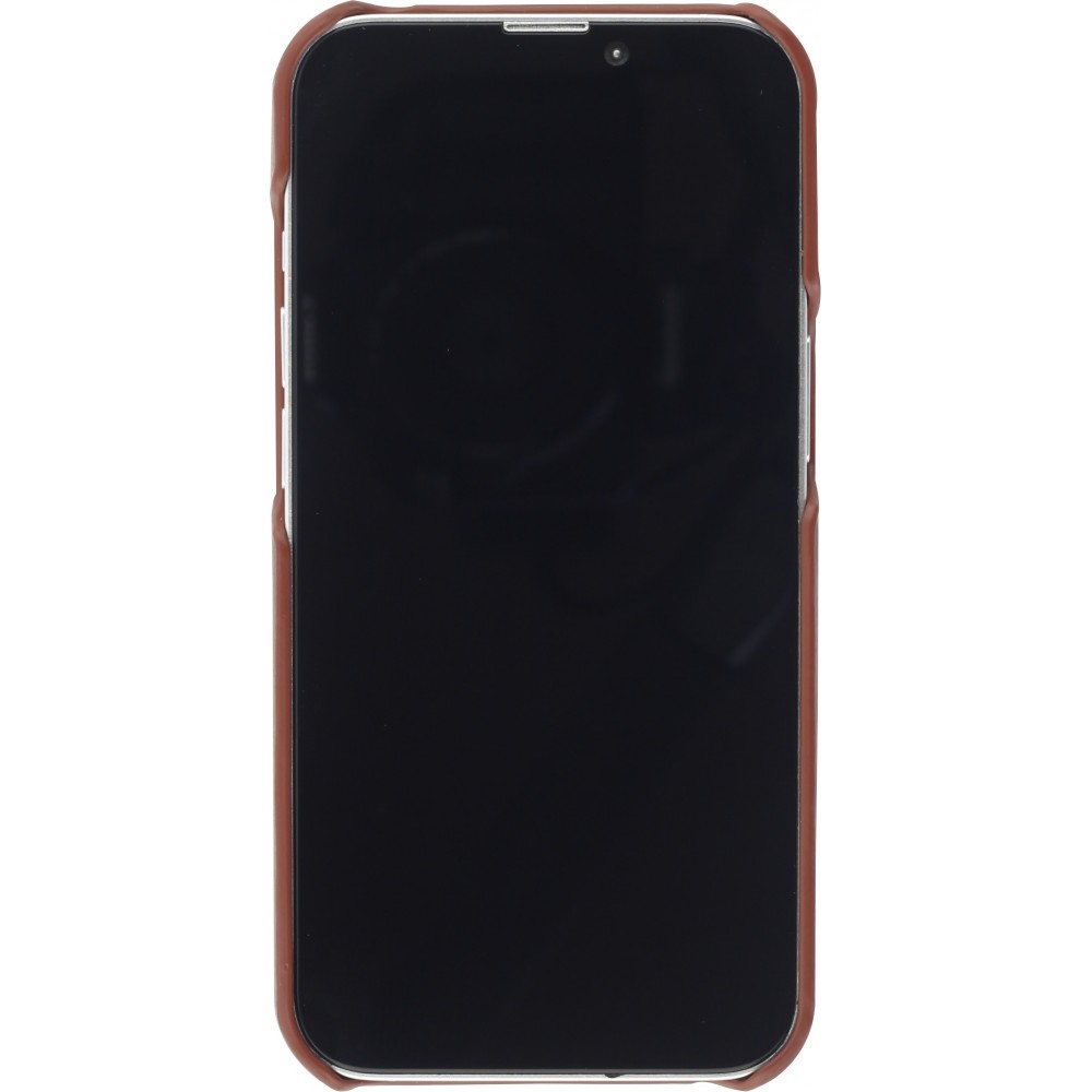 Coque iPhone 13 Pro Max - Basic cuir - Brun