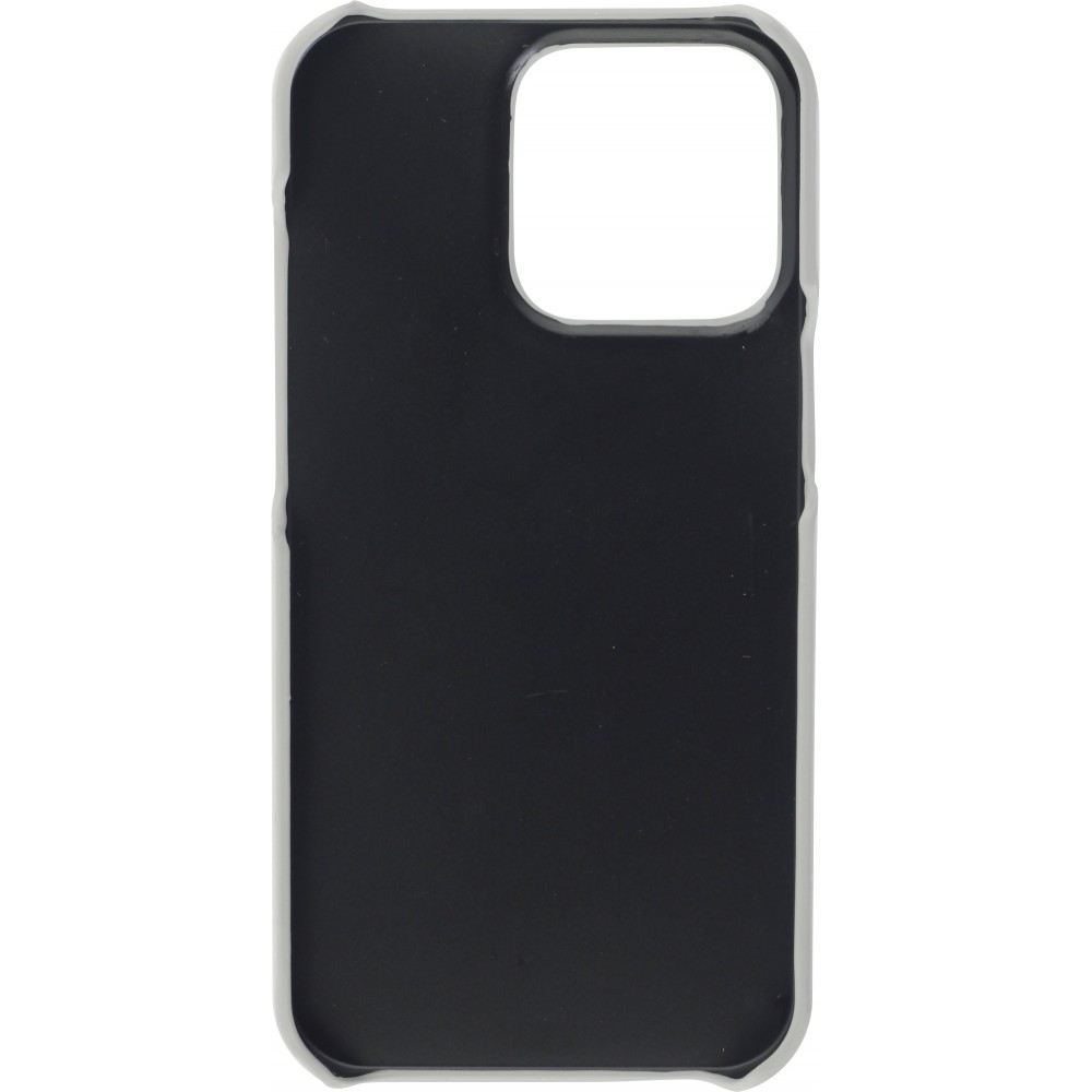 Coque iPhone 13 Pro - Basic cuir - Gris