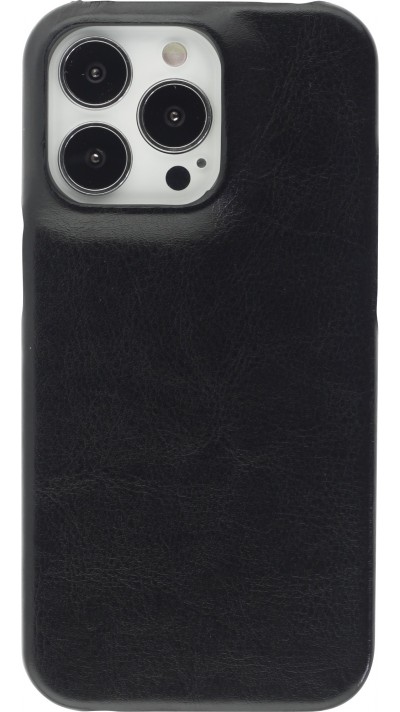 Coque iPhone 13 Pro Max - Basic cuir - Noir