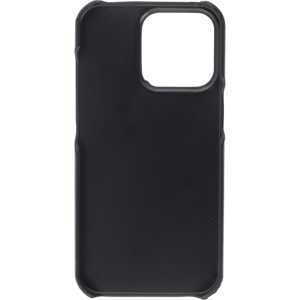 Coque iPhone 13 Pro - Basic cuir - Noir