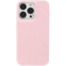 iPhone 13 Pro Max Case Hülle - Basic-Leder - Rosa