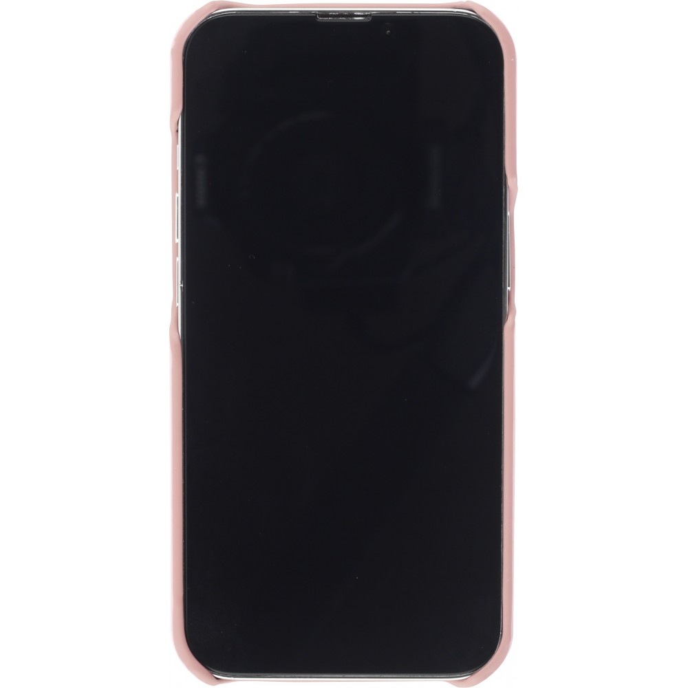 Coque iPhone 13 Pro - Basic cuir - Rose