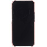 iPhone 13 Pro Max Case Hülle - Basic-Leder - Rosa