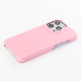 Coque iPhone 13 Pro - Basic cuir - Rose