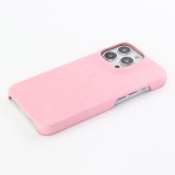 Coque iPhone 13 Pro Max - Basic cuir - Rose