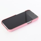 iPhone 13 Pro Max Case Hülle - Basic-Leder - Rosa