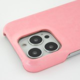 Coque iPhone 13 Pro Max - Basic cuir - Rose