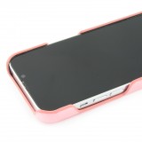 Coque iPhone 13 Pro - Basic cuir - Rose